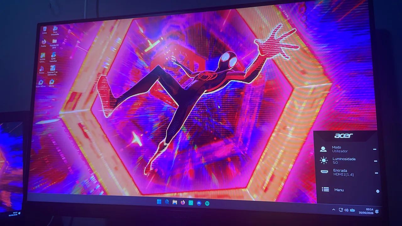  Monitor Gamer Acer Nitro 23.8 polegadas,165Hz, Full HD, 1ms - Foto 3