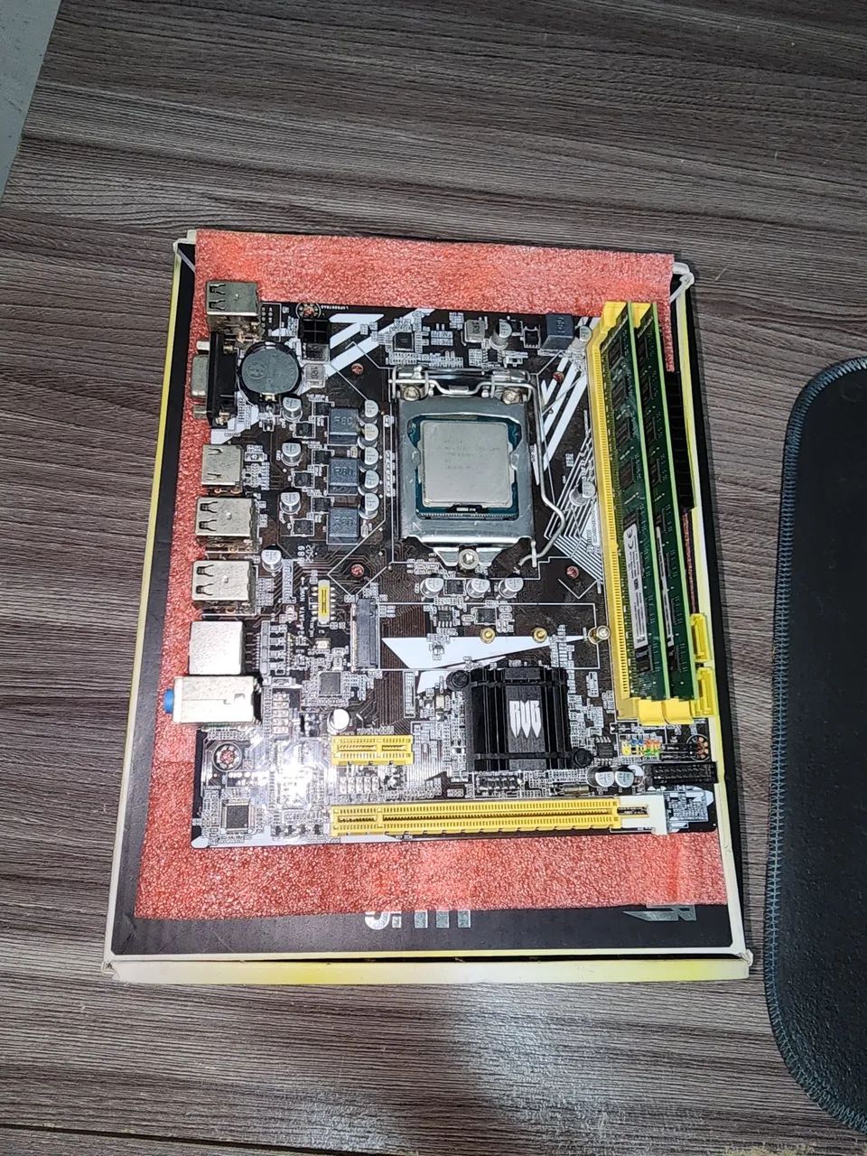 Kit placa mãe, cpu, memória ram e cooler