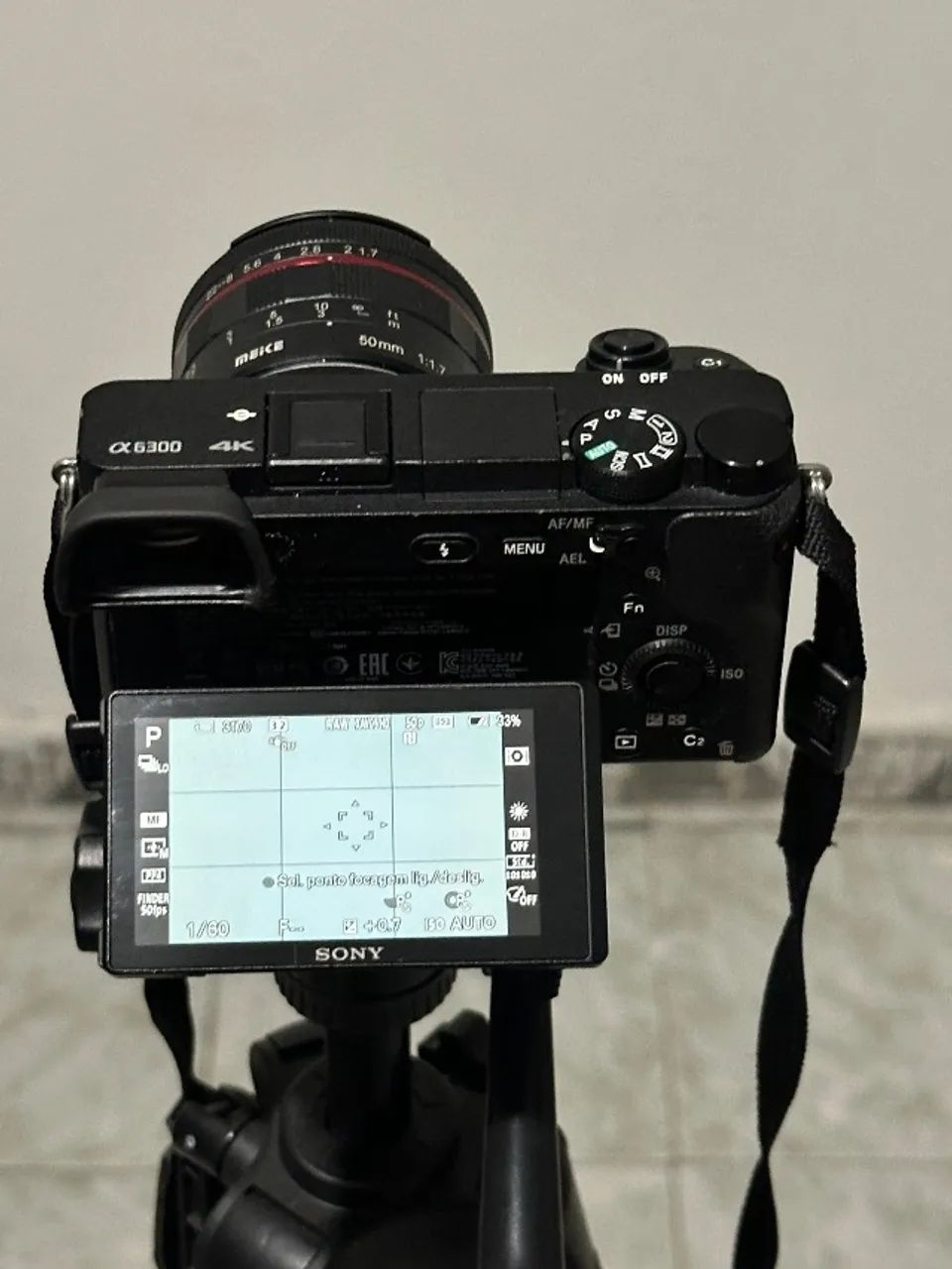 KIT FOTOGRÁFICO SONY A6300 + MEIKE 50MM ? COMPLETO - Foto 3