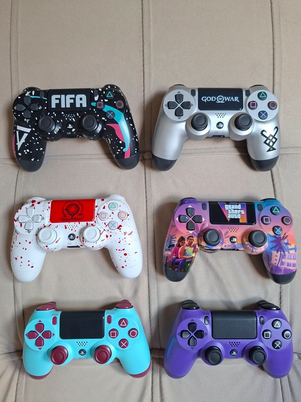 Controle de ps4 Bluetooth personalizado 