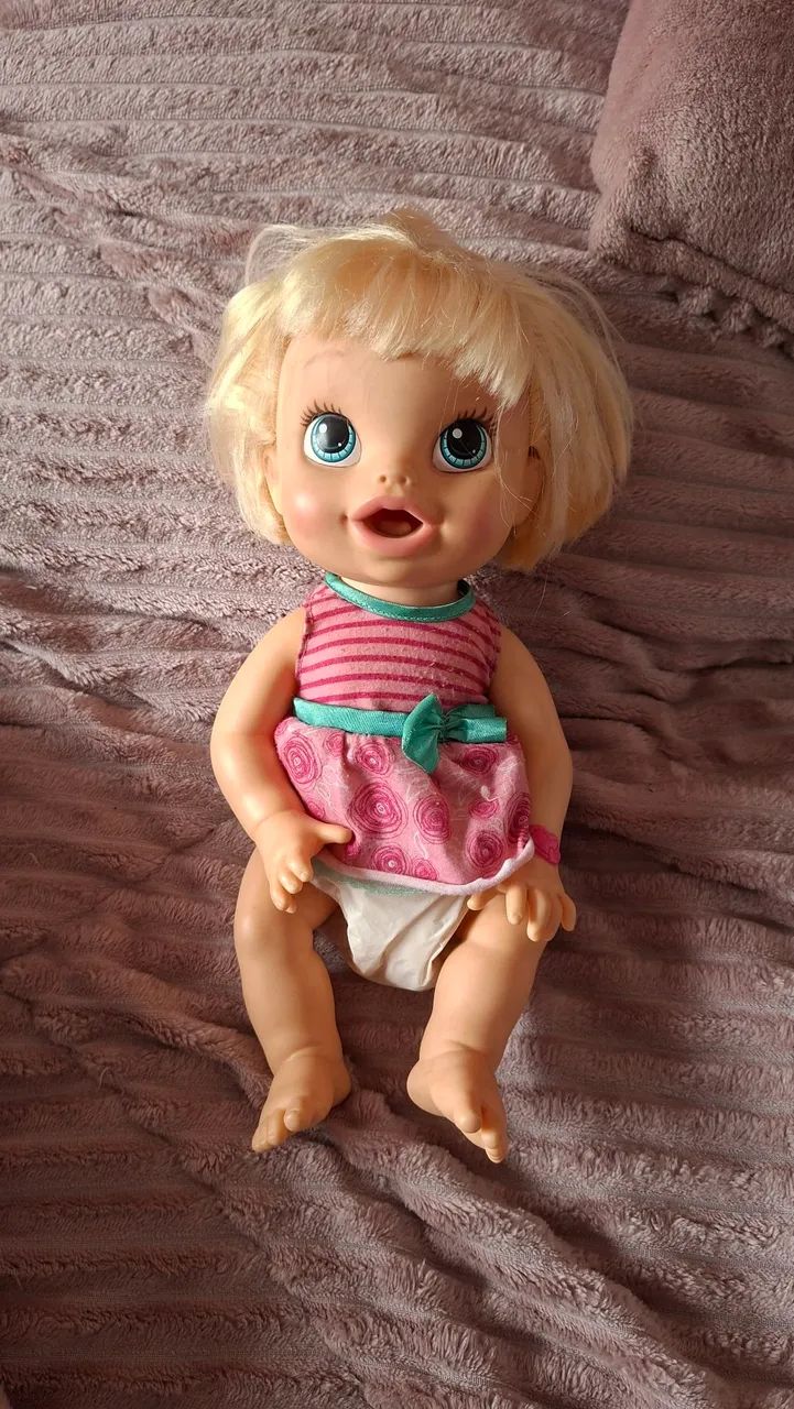 baby alive hora de comer funcionando