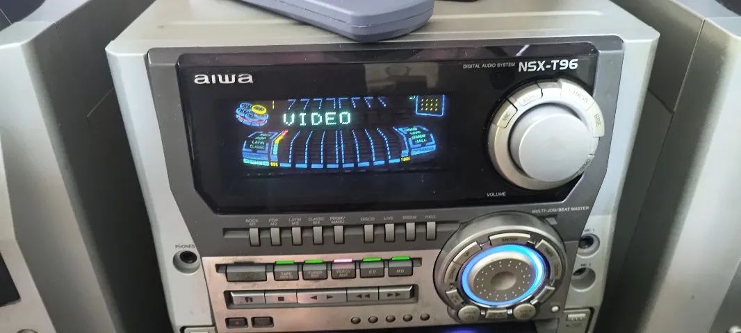 Mini System Aiwa NSX-T96. Completo com controle e antena - Foto 3