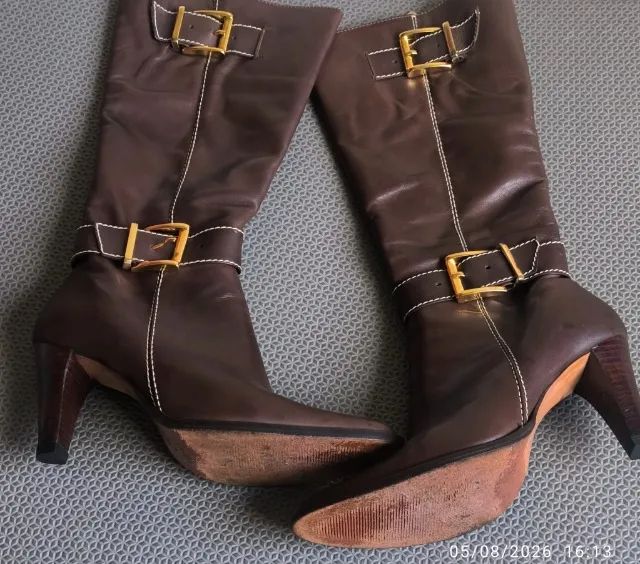 Bota de couro Constance  - Foto 3