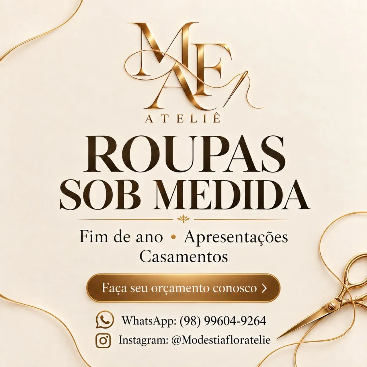 Costureira roupa sob medida