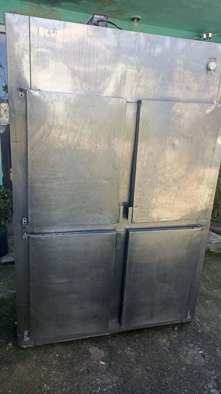 Câmara fria 4 portas em inox 127v TOP Entrego 