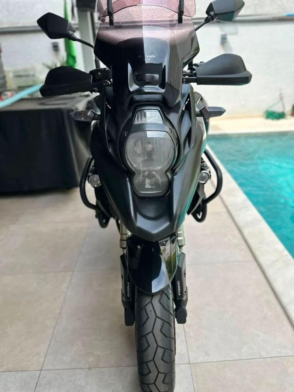 Versys tourer impecável com vários acessórios incluindo os bauletos lateral zero , sem uso - Foto 5