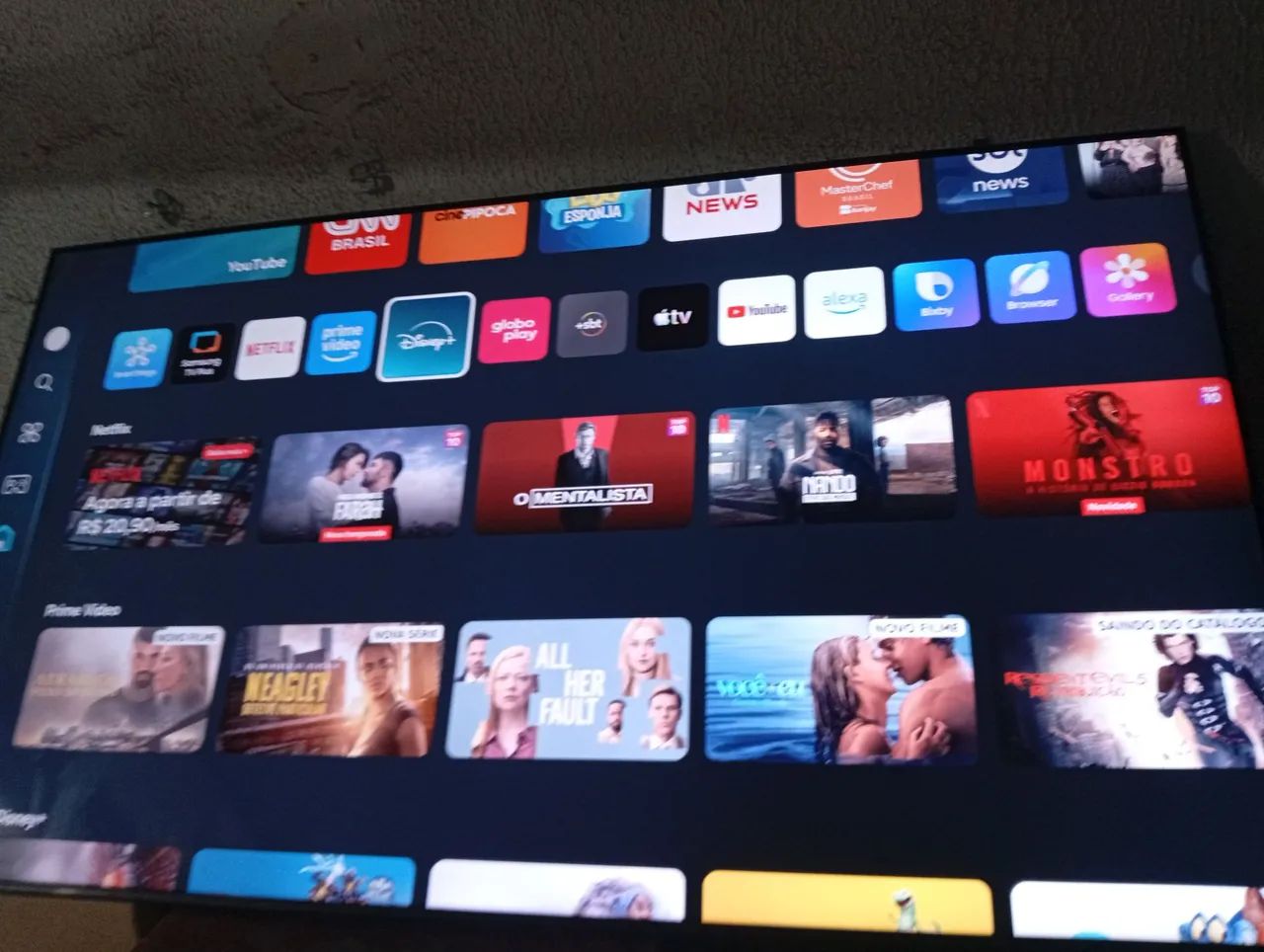 Vendo TV Samsung 65 smart 4k Android  - Foto 4