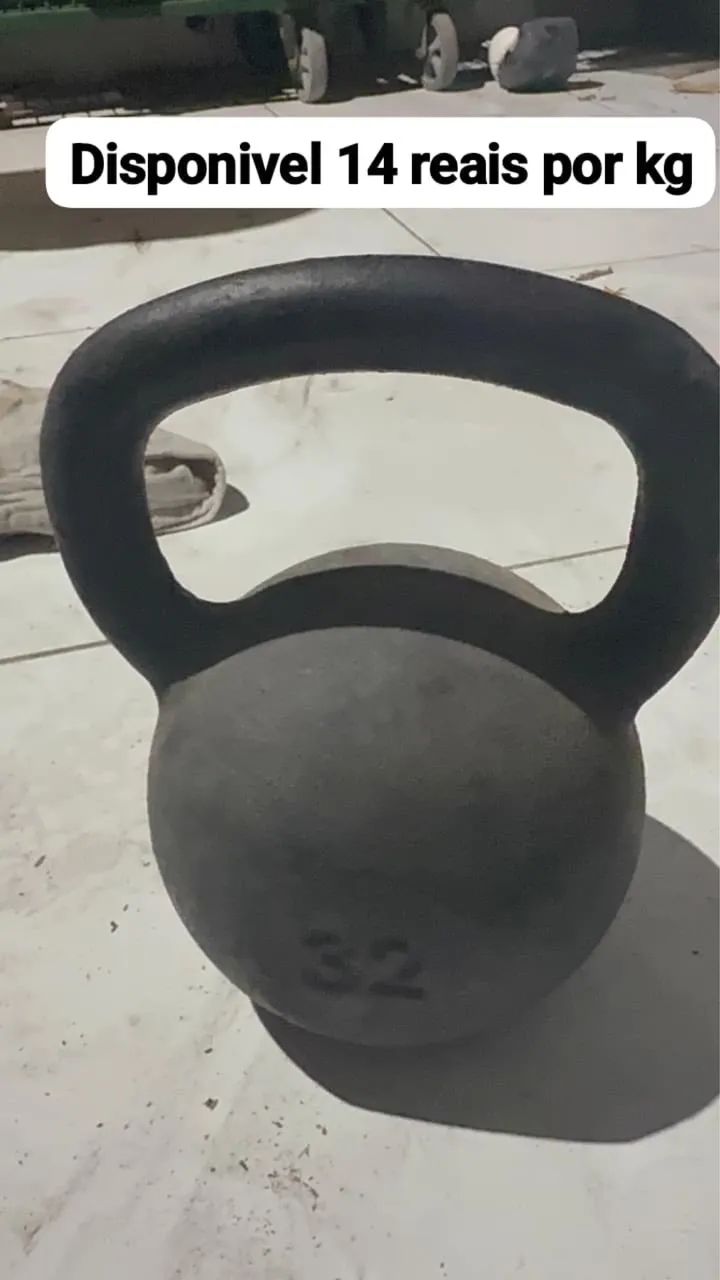 Bola de peso kettlebell vários pesos  - Foto 4
