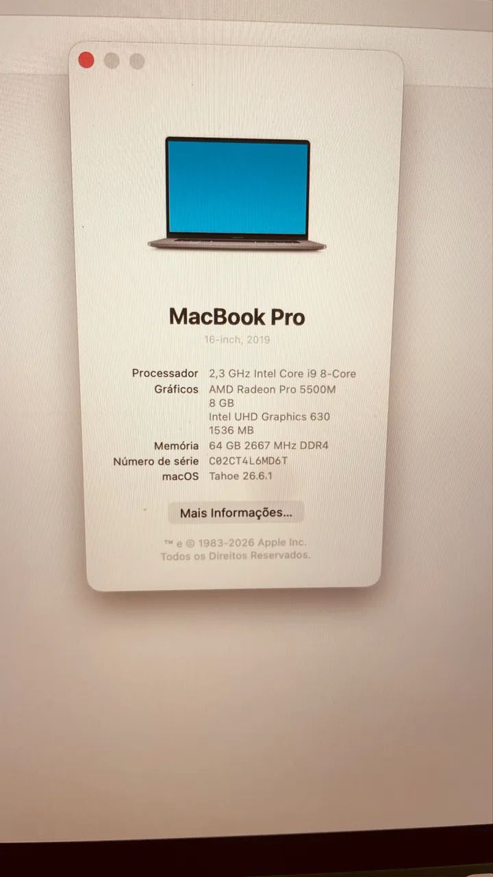 MacBook Pro 2019 - Foto 2