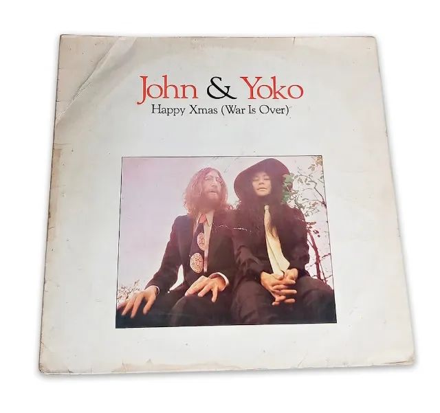 disco single john lennon - happy xmas (1986)