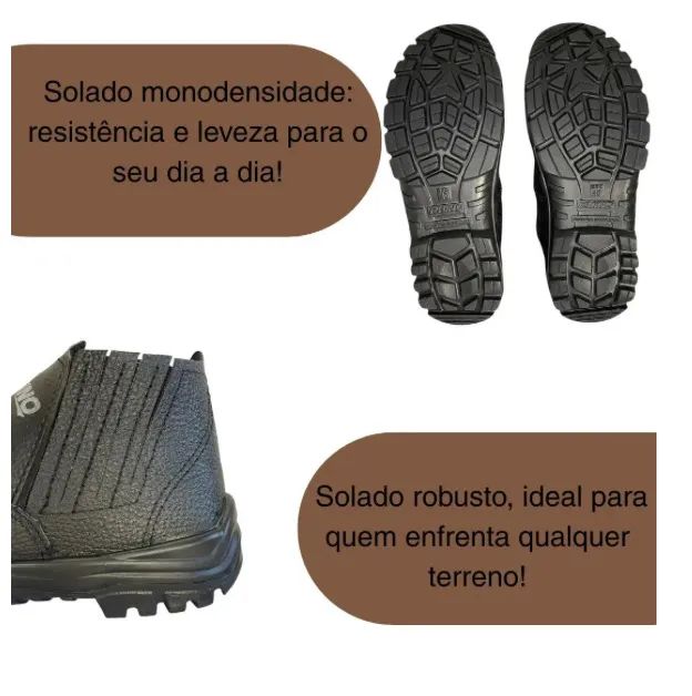 Botina para trabalho (Lacrada) - Foto 3