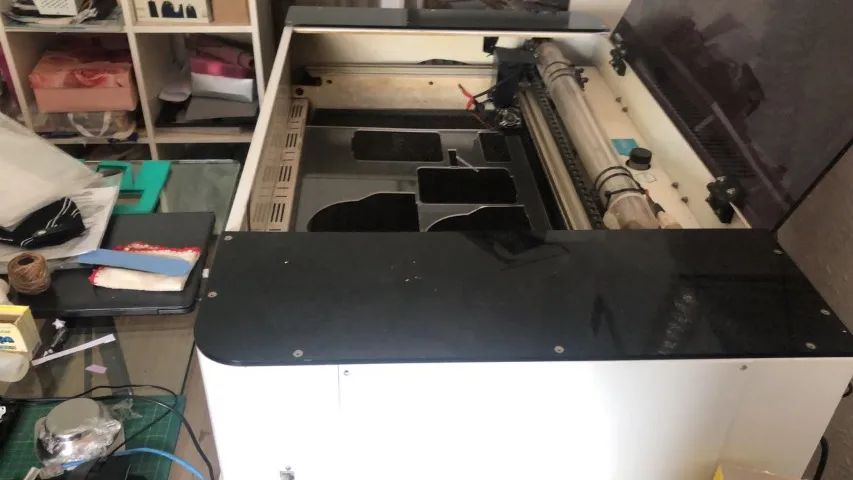 MÁQUINA LASER DUE FLOW CO? 45W COMPLETA - PRONTA PARA PRODUÇÃO - Foto 2