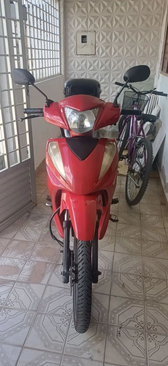 SHINERAY/50Q<br>PASSAGEIRO CICLOMOTOR VERMELHA - Foto 3