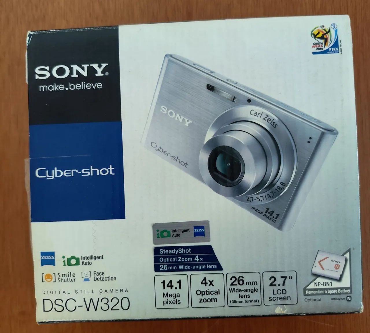 Câmera Digital Sony Cyber-shot DSC-W320 Silver - Kit Completo (Y2K