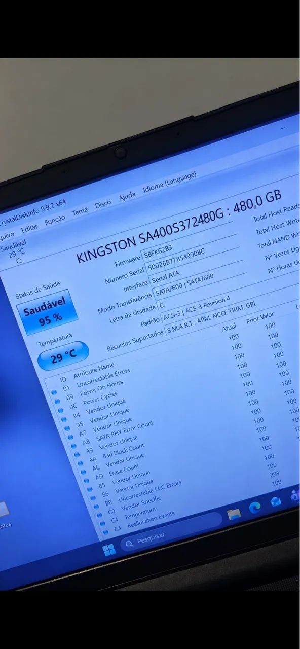 Ssd Sata Kingston 480gb - Foto 2