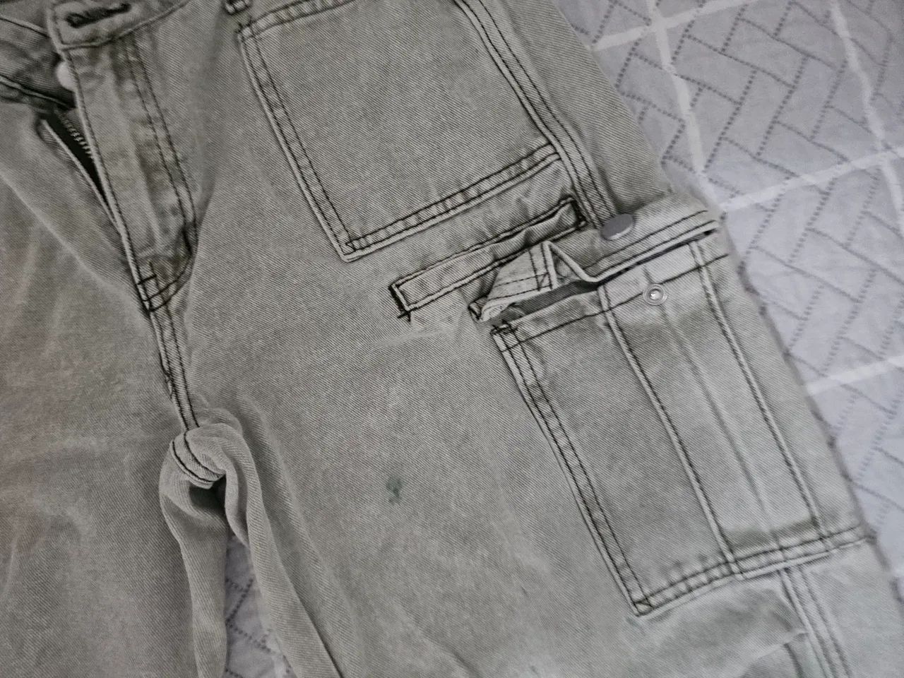 Calça cargo verde Shein 40 - Foto 3