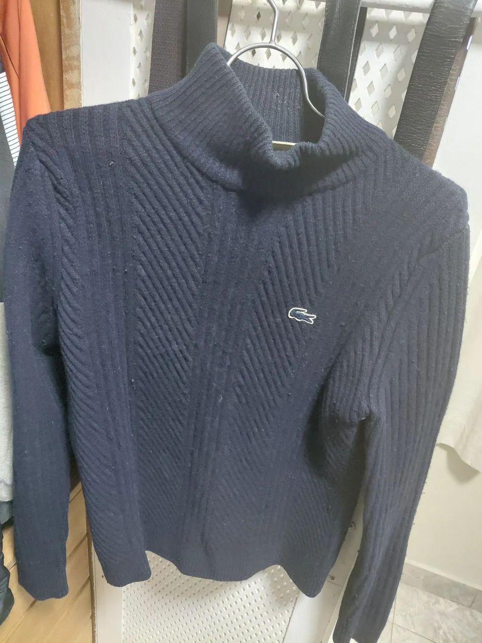 CASACO LACOSTE AZUL