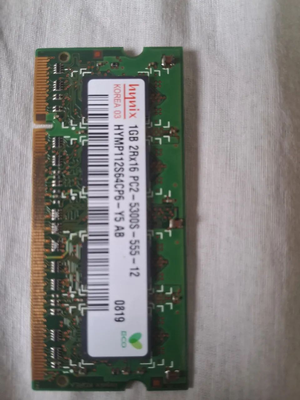 ddr2 pc2-5300s 1gb marca hynix raridade