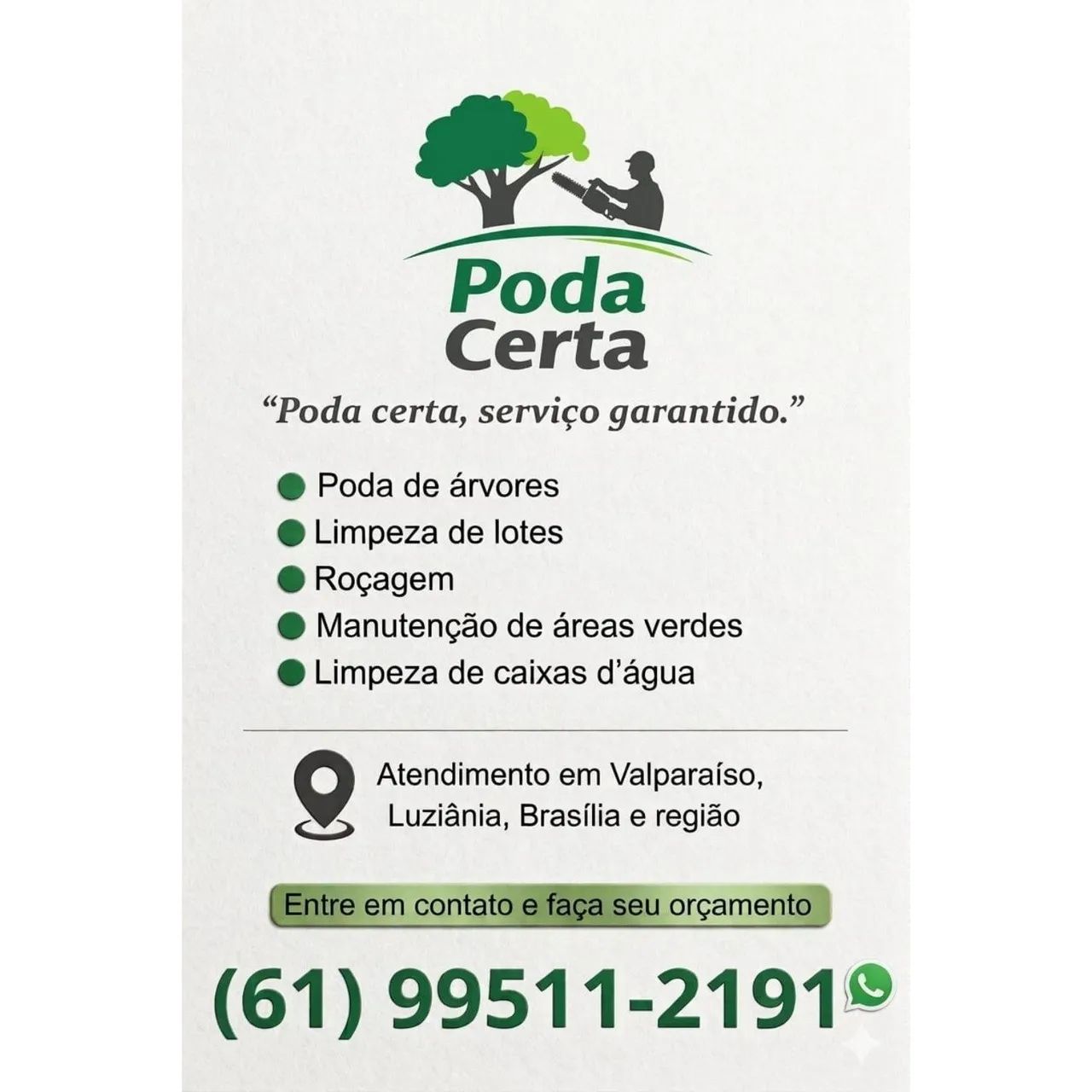 SERVIÇOS DE JARDINAGEM 