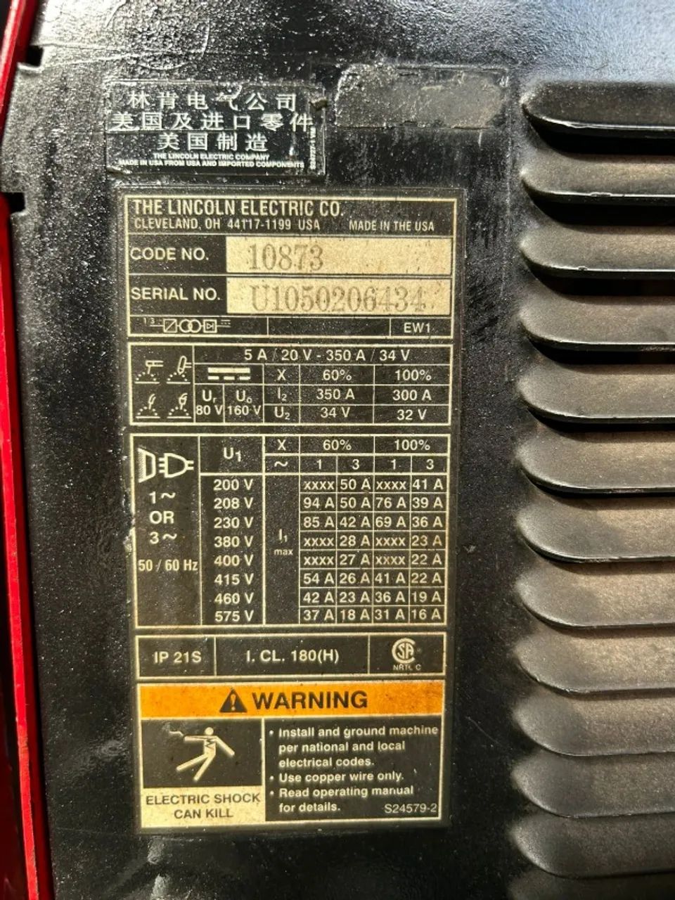 Máquina de Solda Lincoln Electric - Multivolt - Foto 6