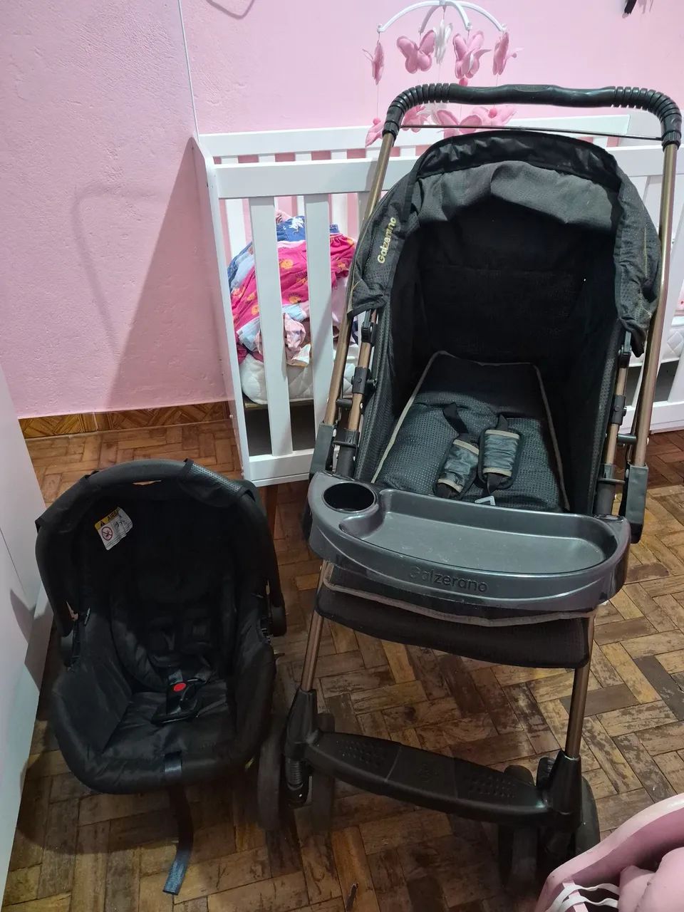 Carrinho + Bebê Conforto 