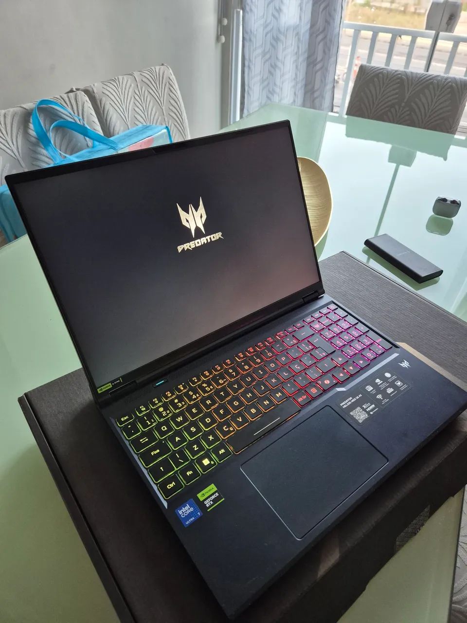 Notebook Predator Helios neo 16 Ai - 32gb RAM - RTX 5070 - Intel ultra 7