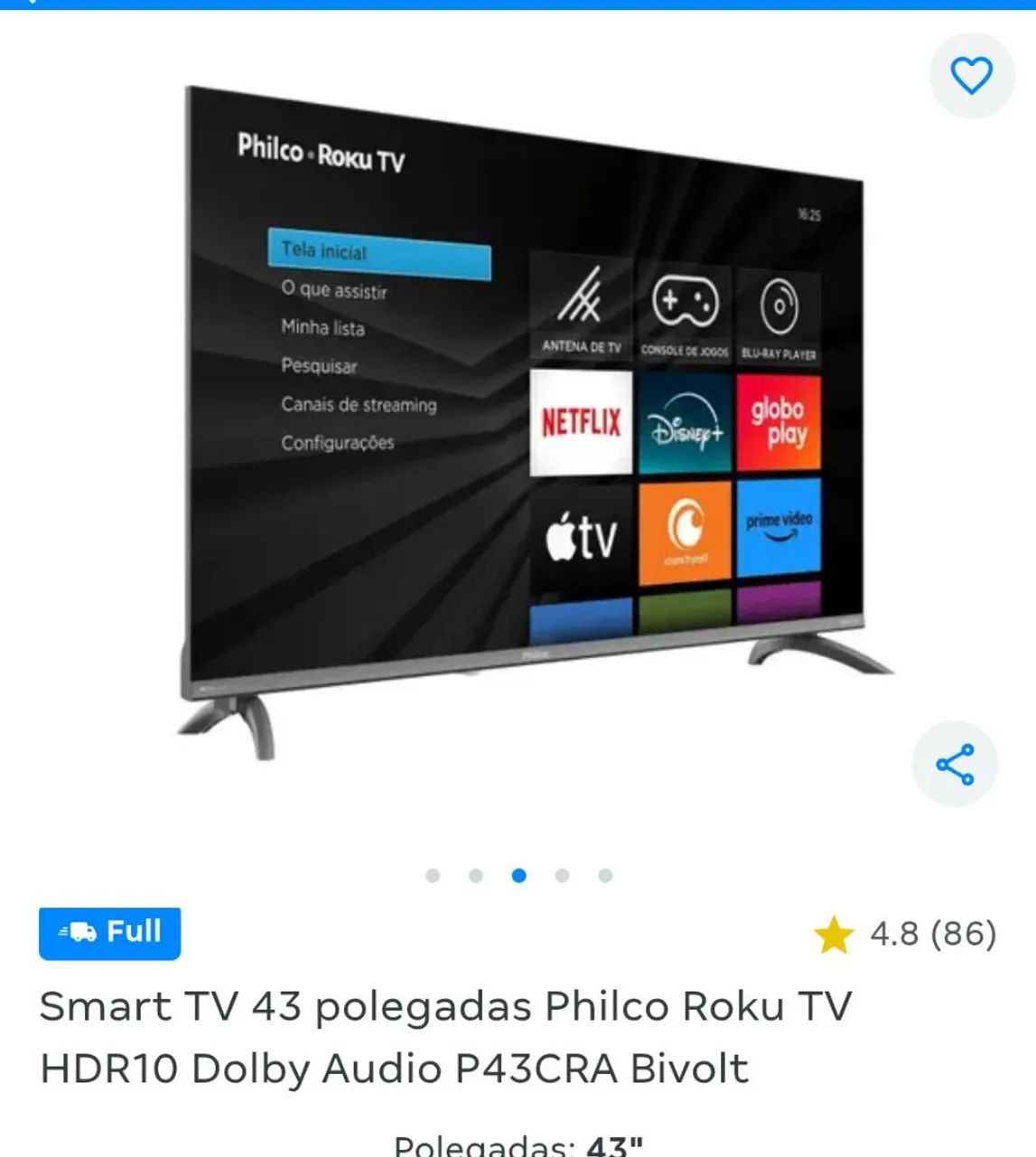 Tv 43 polegadas 