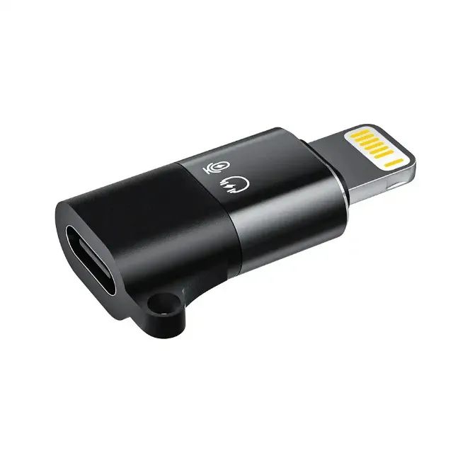 Adaptador Usb C Para Lightning iPhone fone e Microfone - Foto 4