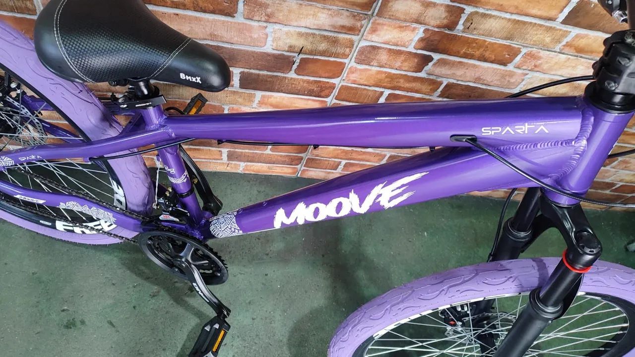 Bicicleta Free Ride roxa nova - Foto 3