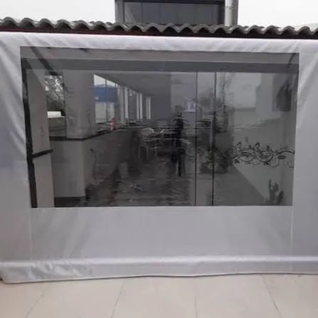 Toldo cortina vertical com visor.  - Foto 4