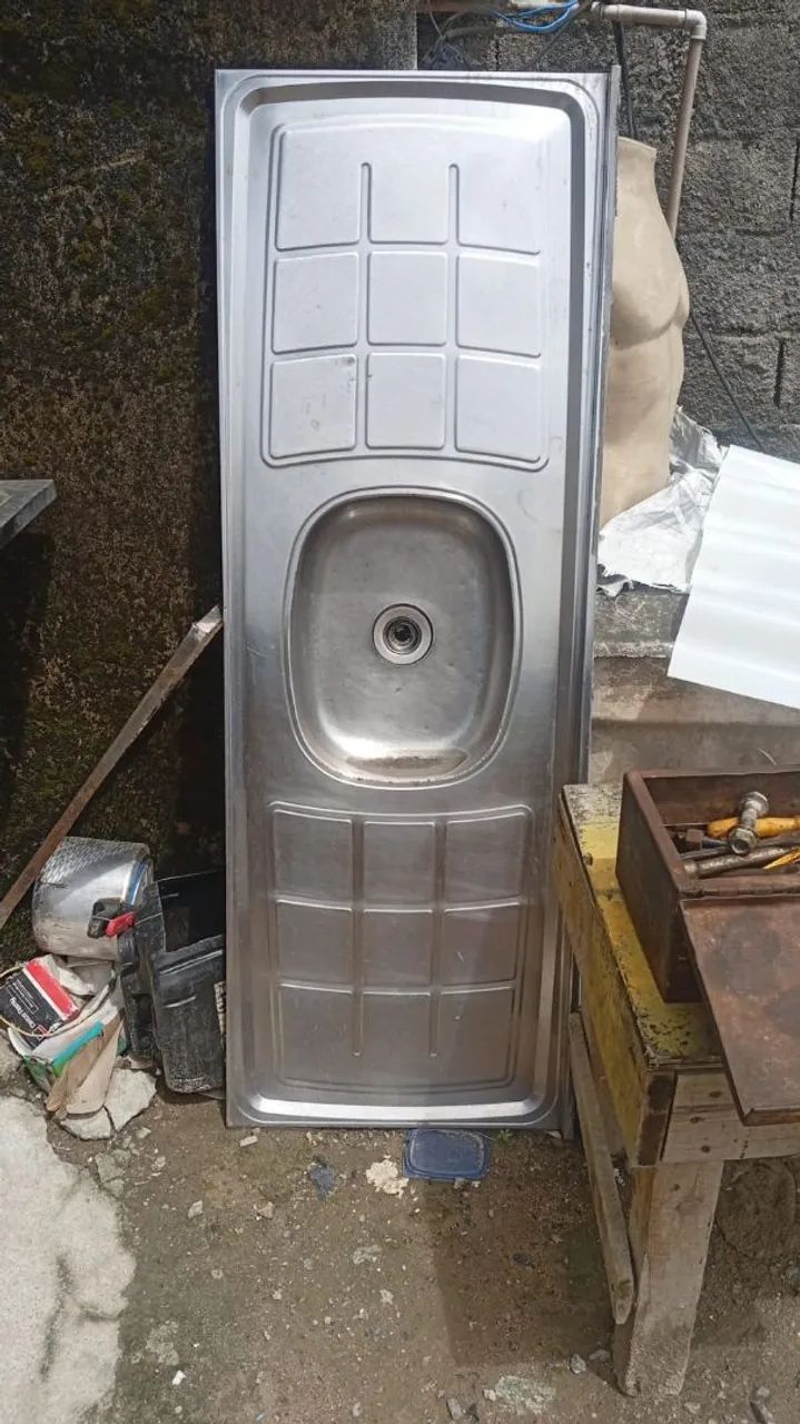 Pia de inox  de 1,50 promoção  150,00 - Foto 2