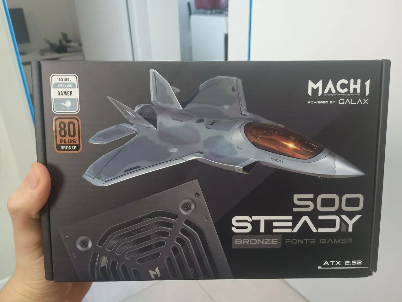 FONTE 500W 80 PLUS MACH1 SEMI NOVA