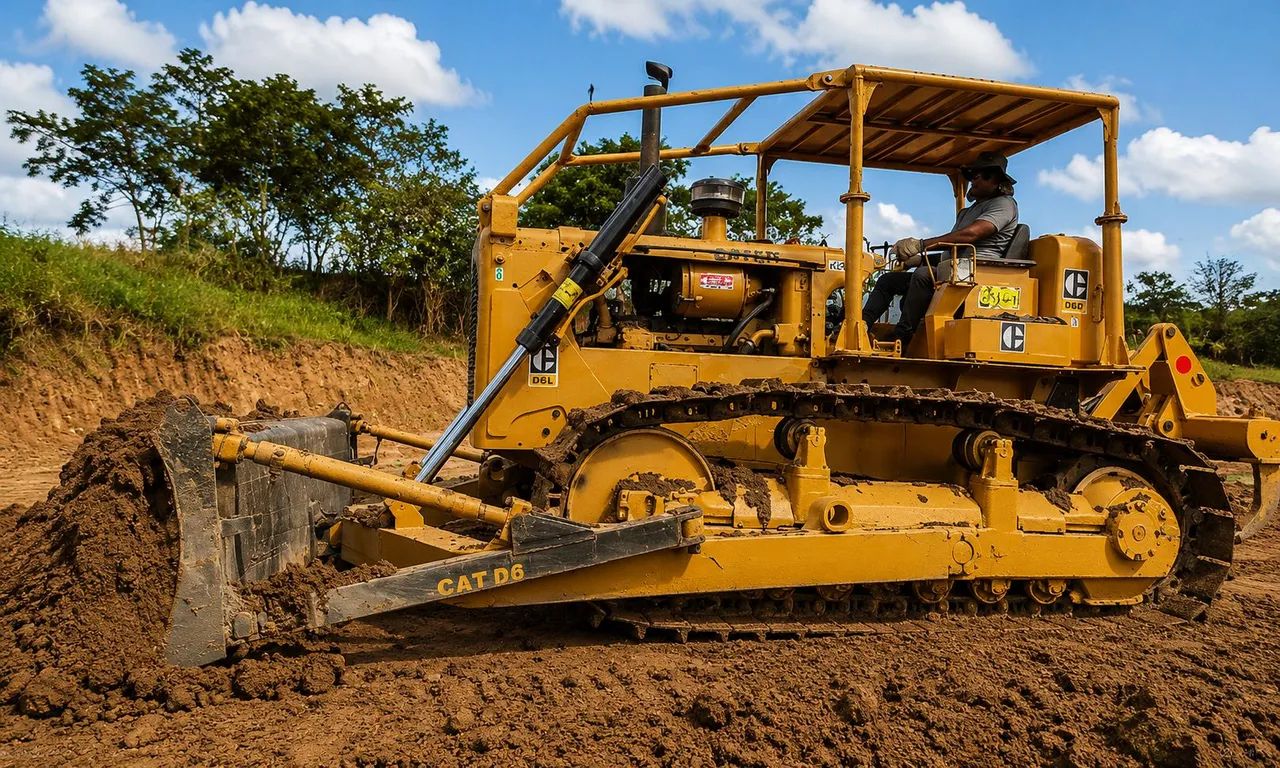 Trator de Esteira Caterpillar D6D - Foto 2
