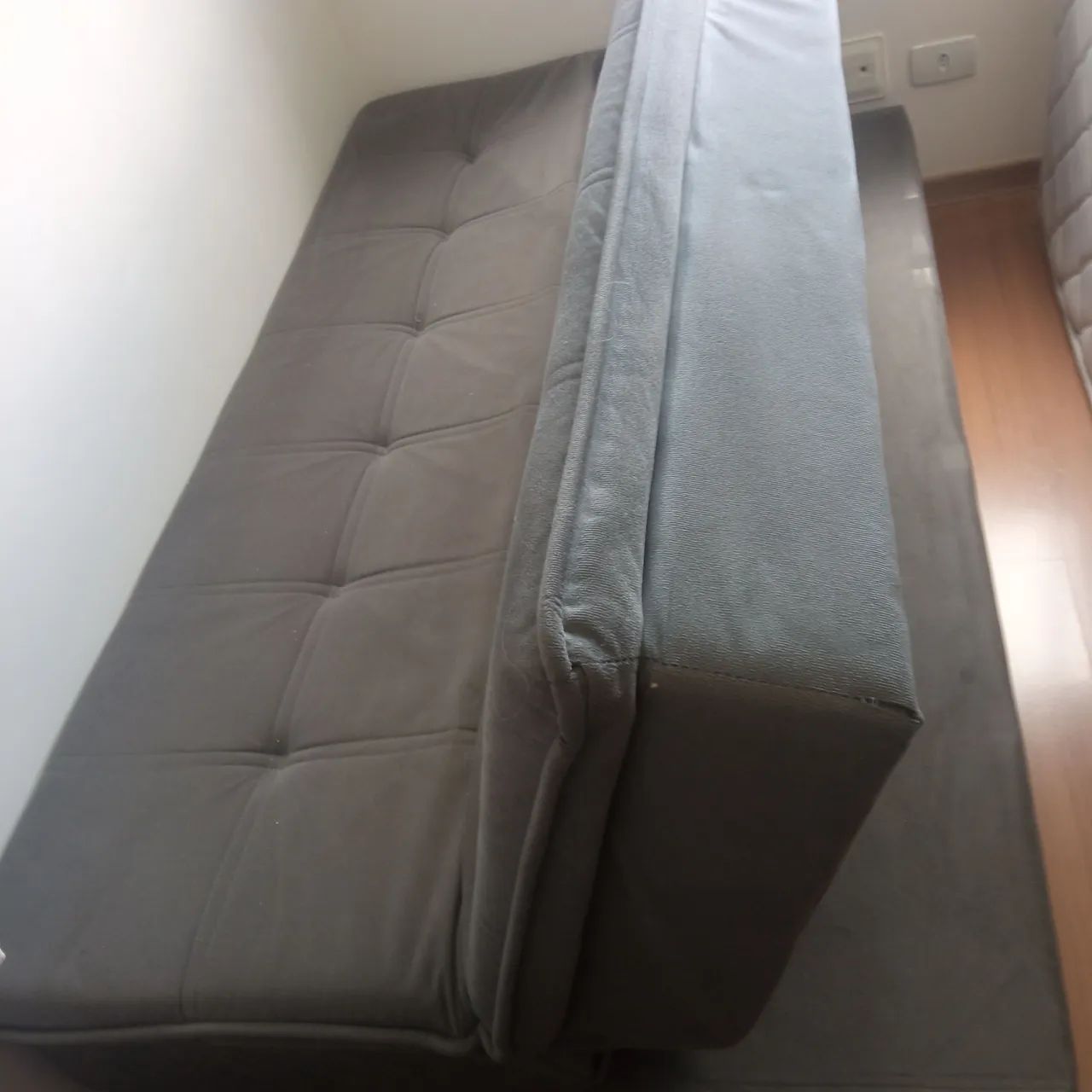 VENDO SOFA CAMA E COLCHAO - Foto 2