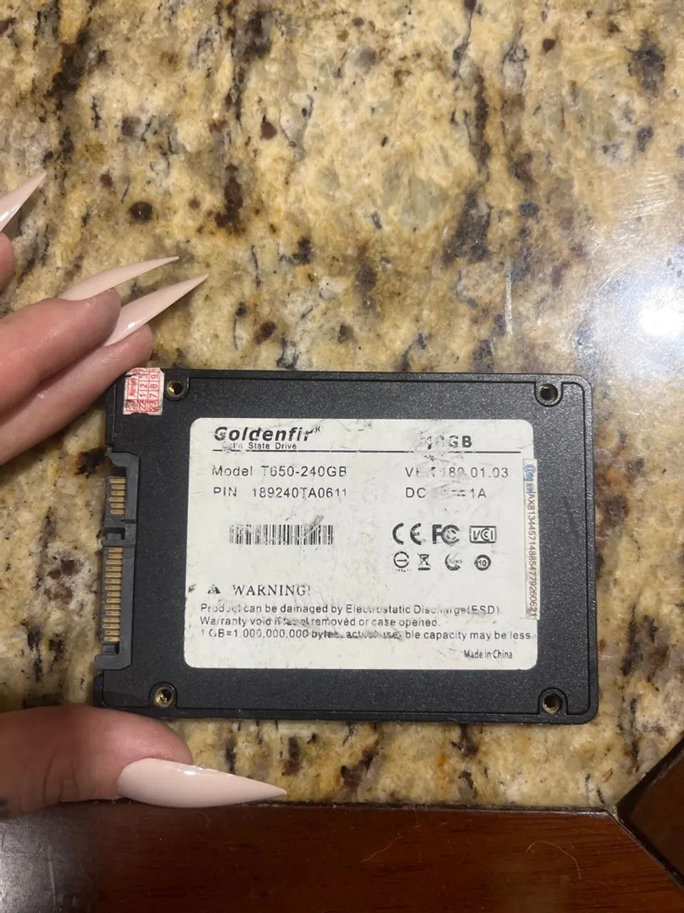 SSD Goldenfir de 2,5" com conexão SATA. - Foto 2