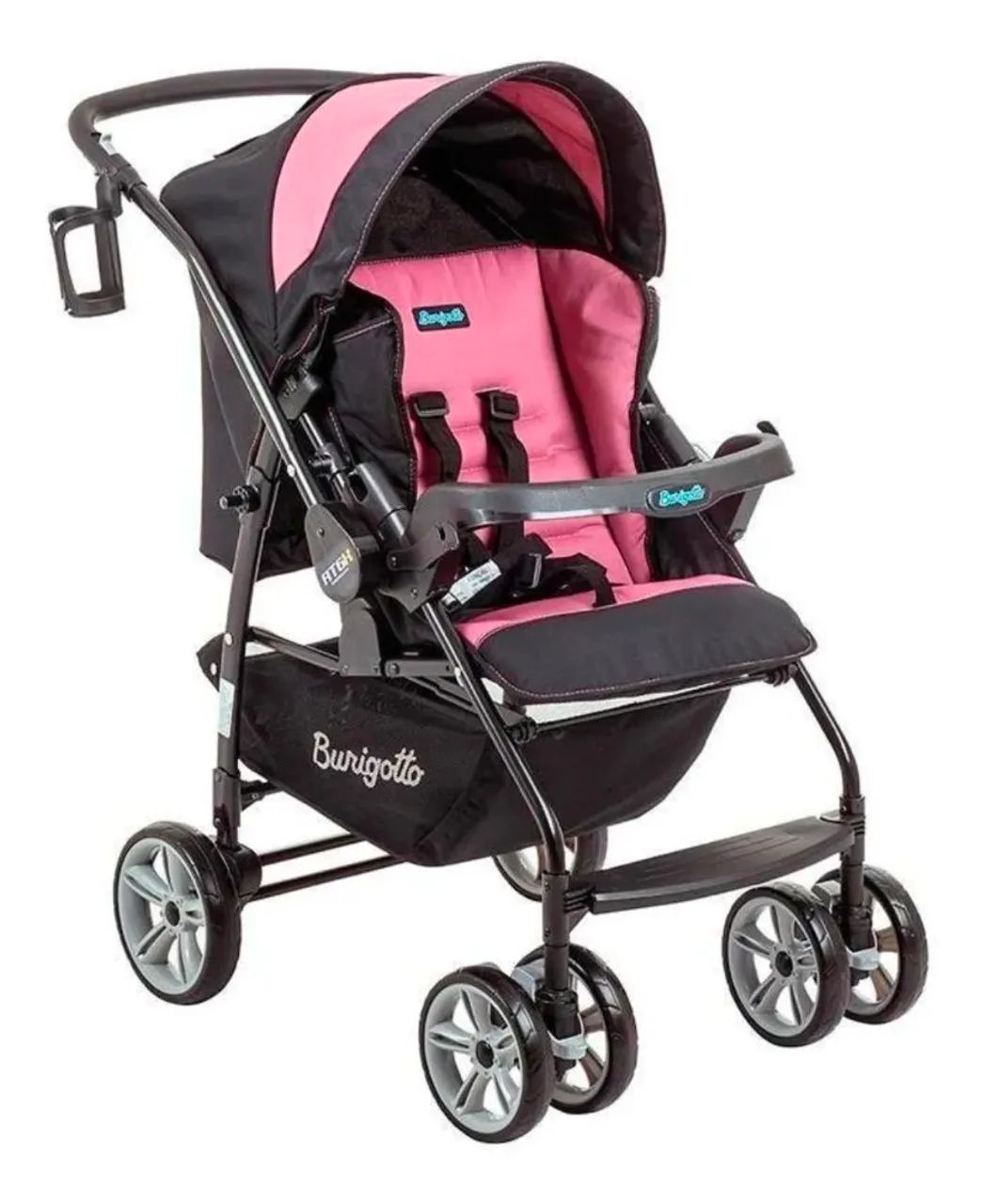 Carrinho com bebê conforto e Base Burigotto  - Foto 3