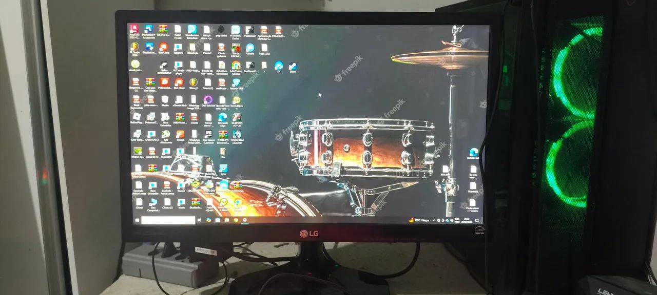 Monitor LG 22" Full HD IPS - Modelo 22MP55HQ - Foto 4