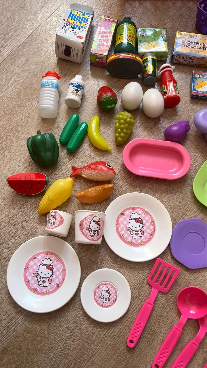 Super kit cozinha e mercado para crianças! - Foto 4