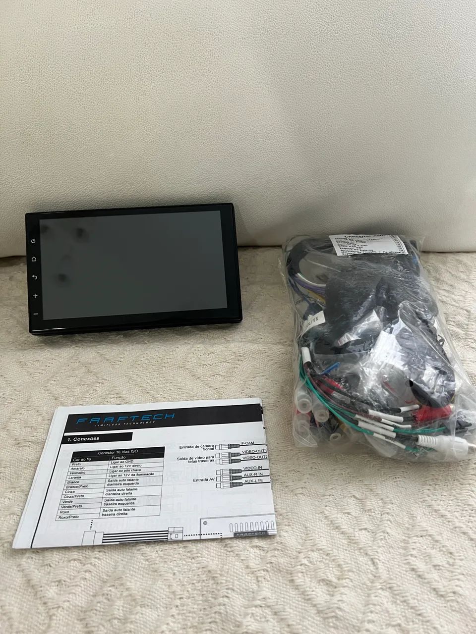 Central Multimídia Android 10 Faaftech 7? IPS | GPS | Wi-Fi | Bluetooth | R$ 490