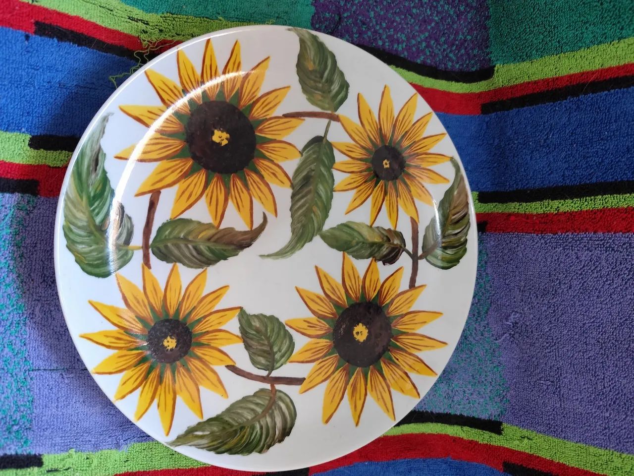 Travessas decoradas com girassóis - conjunto - Foto 2