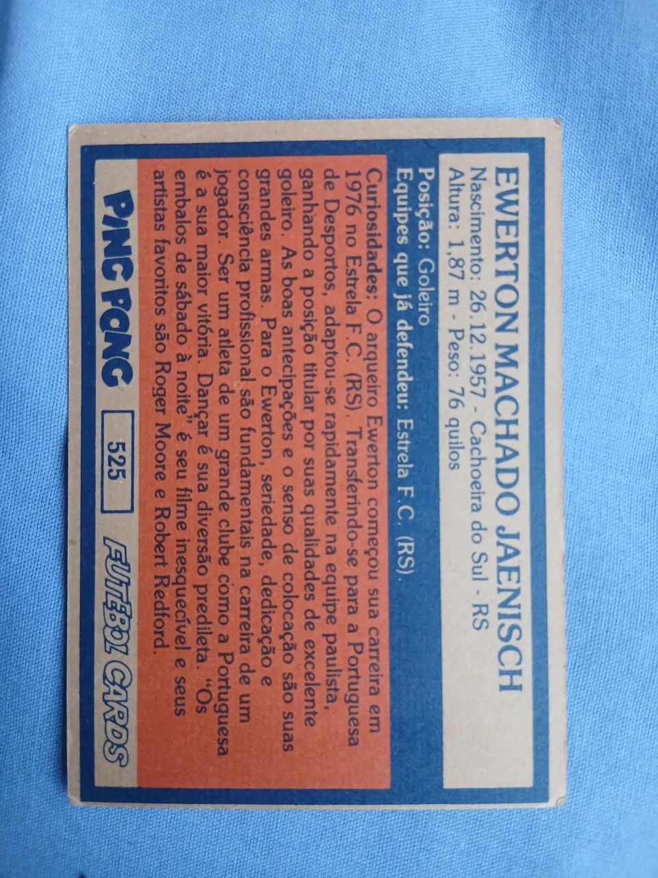 Card ping pong futebol (Ewerton) - Foto 2