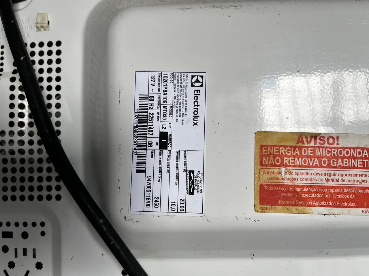 MICRO-ONDAS ELECTROLUX MTD30 - Foto 2