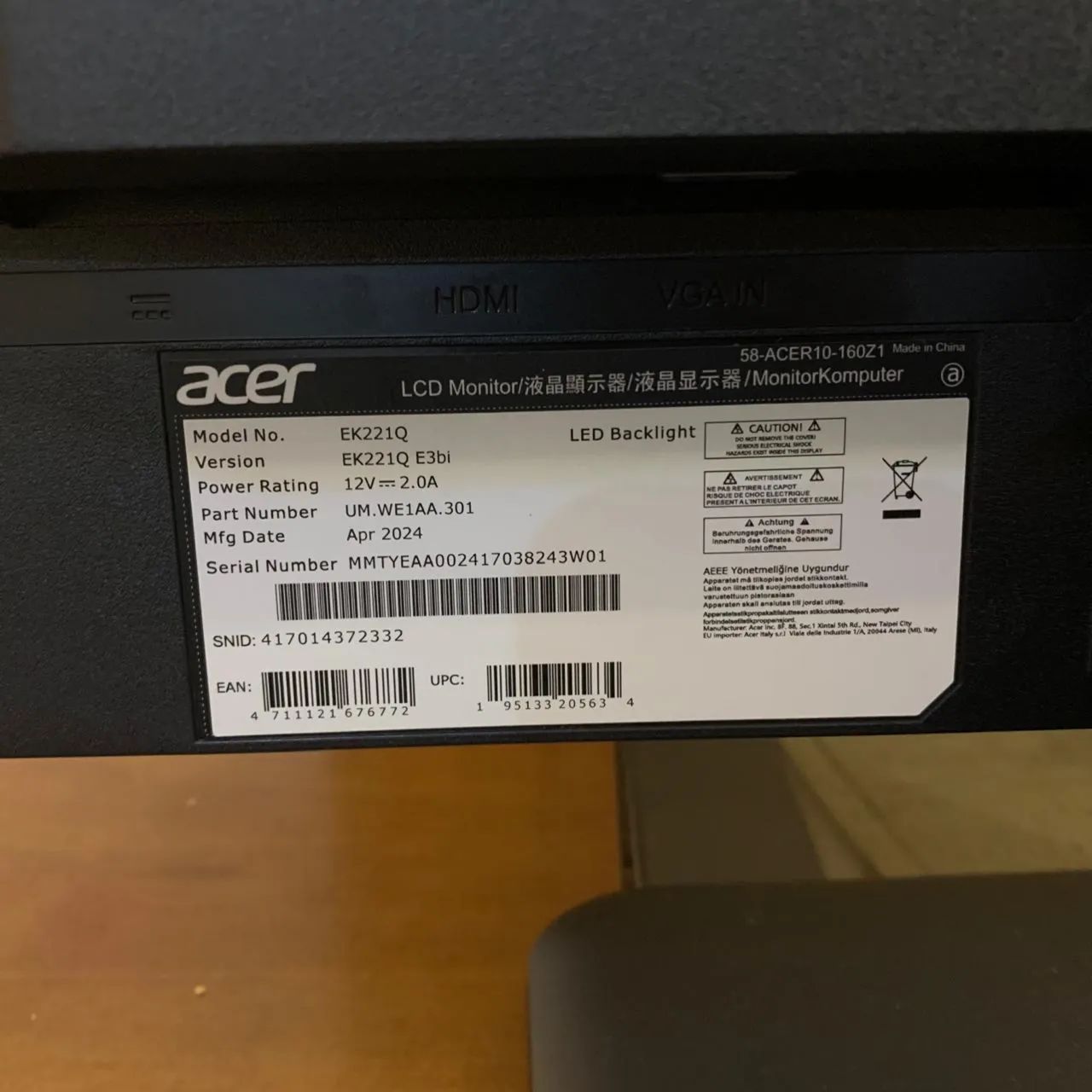 monitor acer  - Foto 2