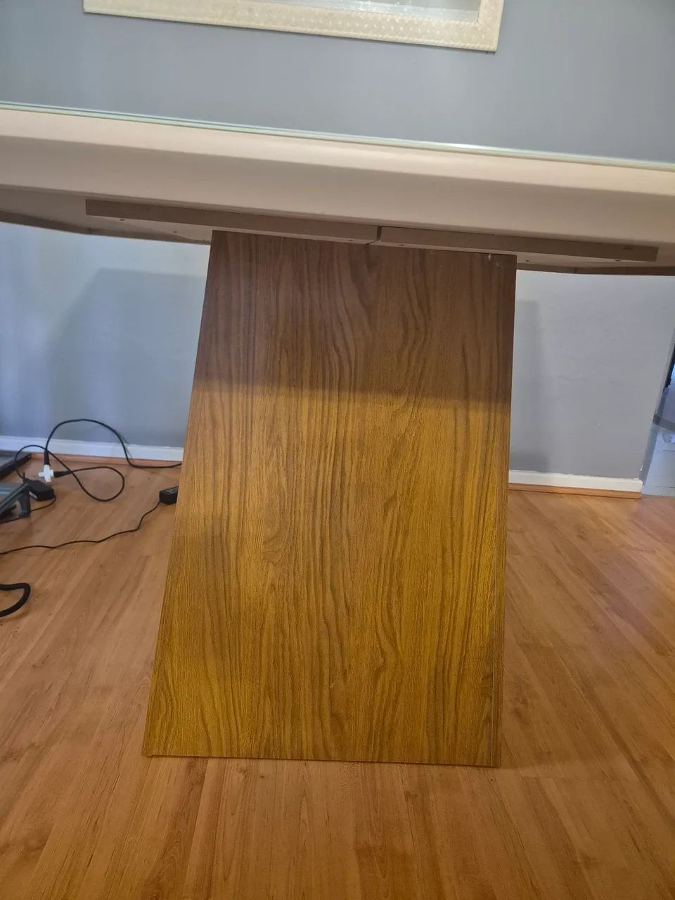 Mesa para 8 lugares com tampo de vidro - Foto 3