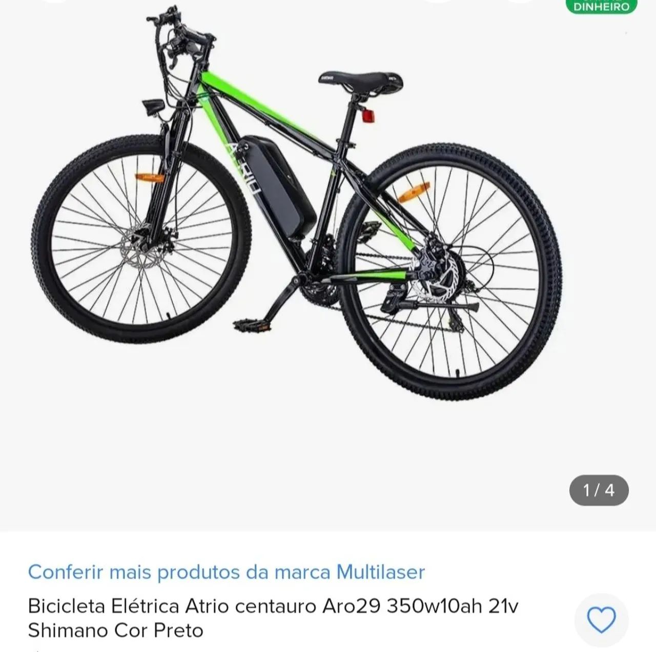 Bicicleta elétricazero sem uso - Foto 3