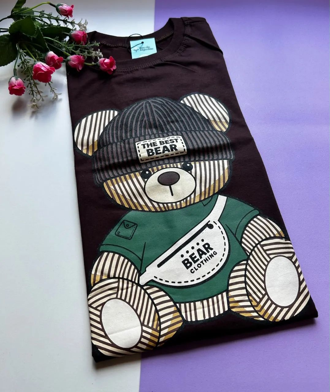 T-shirts 100% algodão, malha premium!