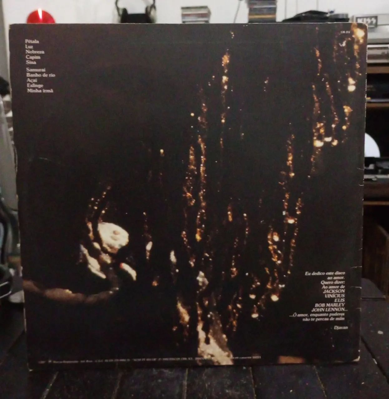 LP DJAVAN Luz 1982 Com Encartes Disco De Vinil  - Foto 2