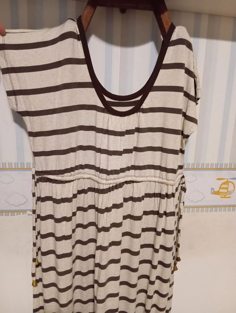 Vestido longo para gestante, dia a dia  - Foto 2