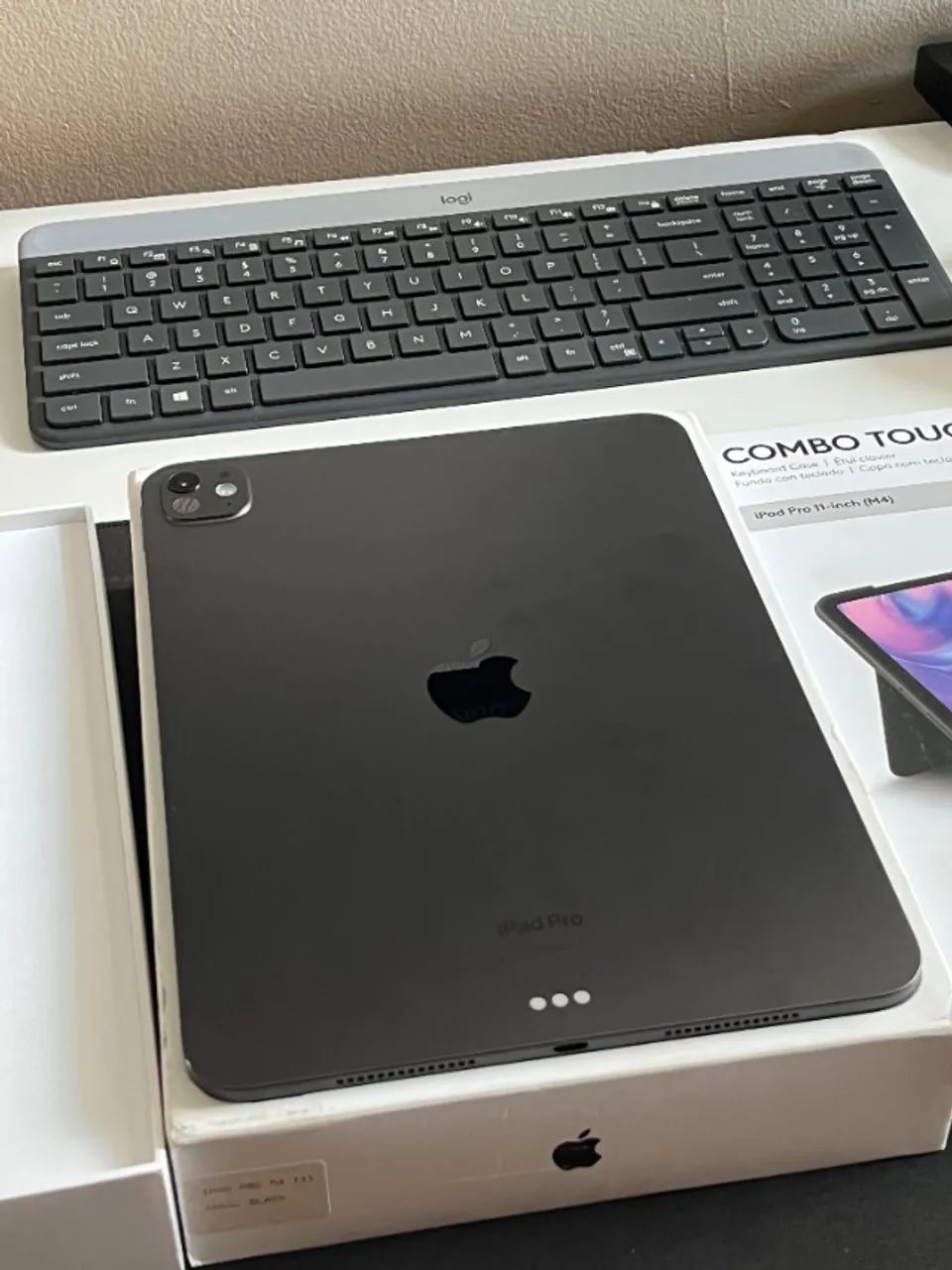 Kit iPad Pro M4 11 polegadas  256 GB + Apple Pencil Pro + Logitech Combo Touch - Foto 5