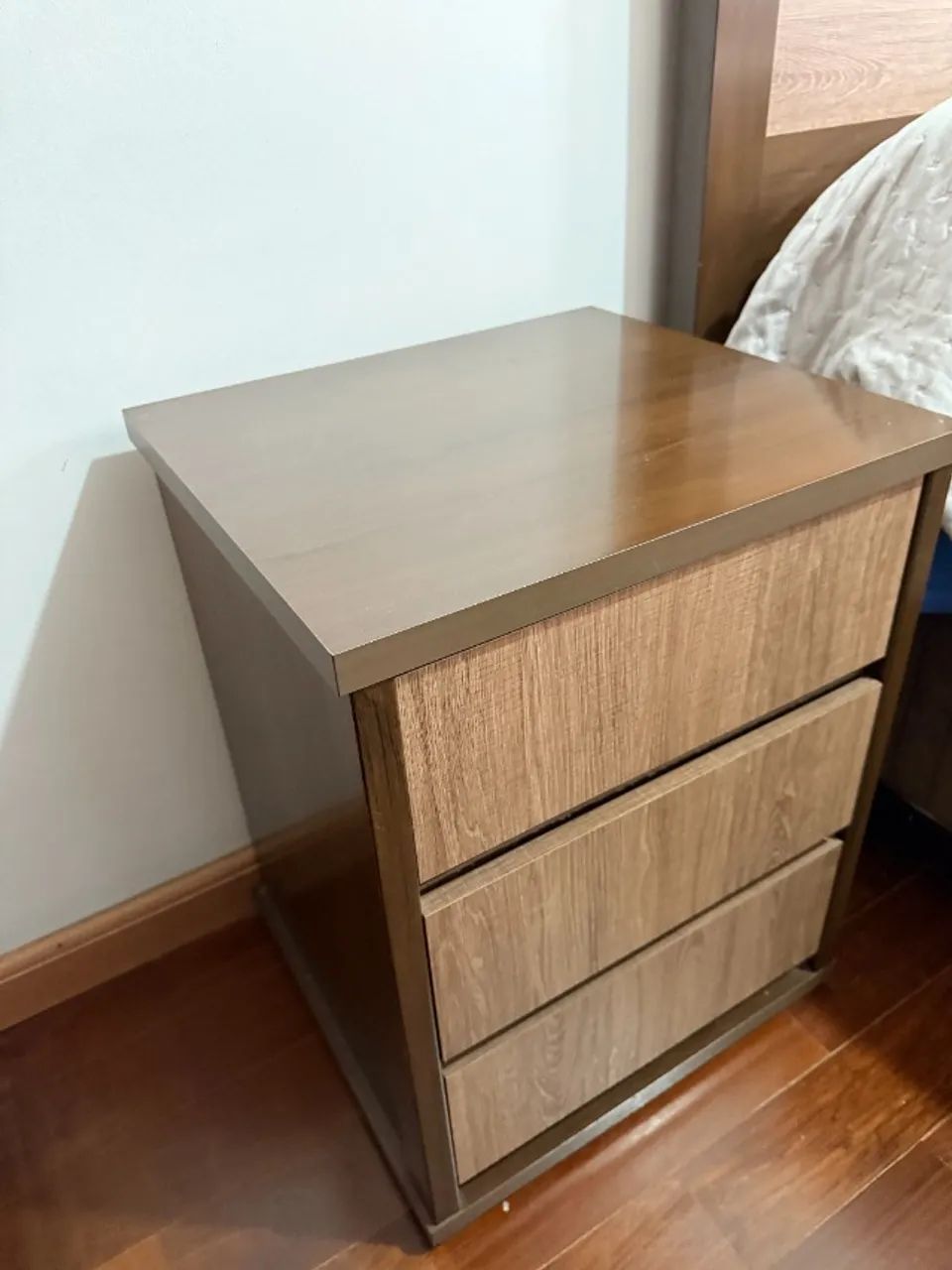 Kit cama quarto - Cabeceira, criado mudo e cômoda - Foto 3
